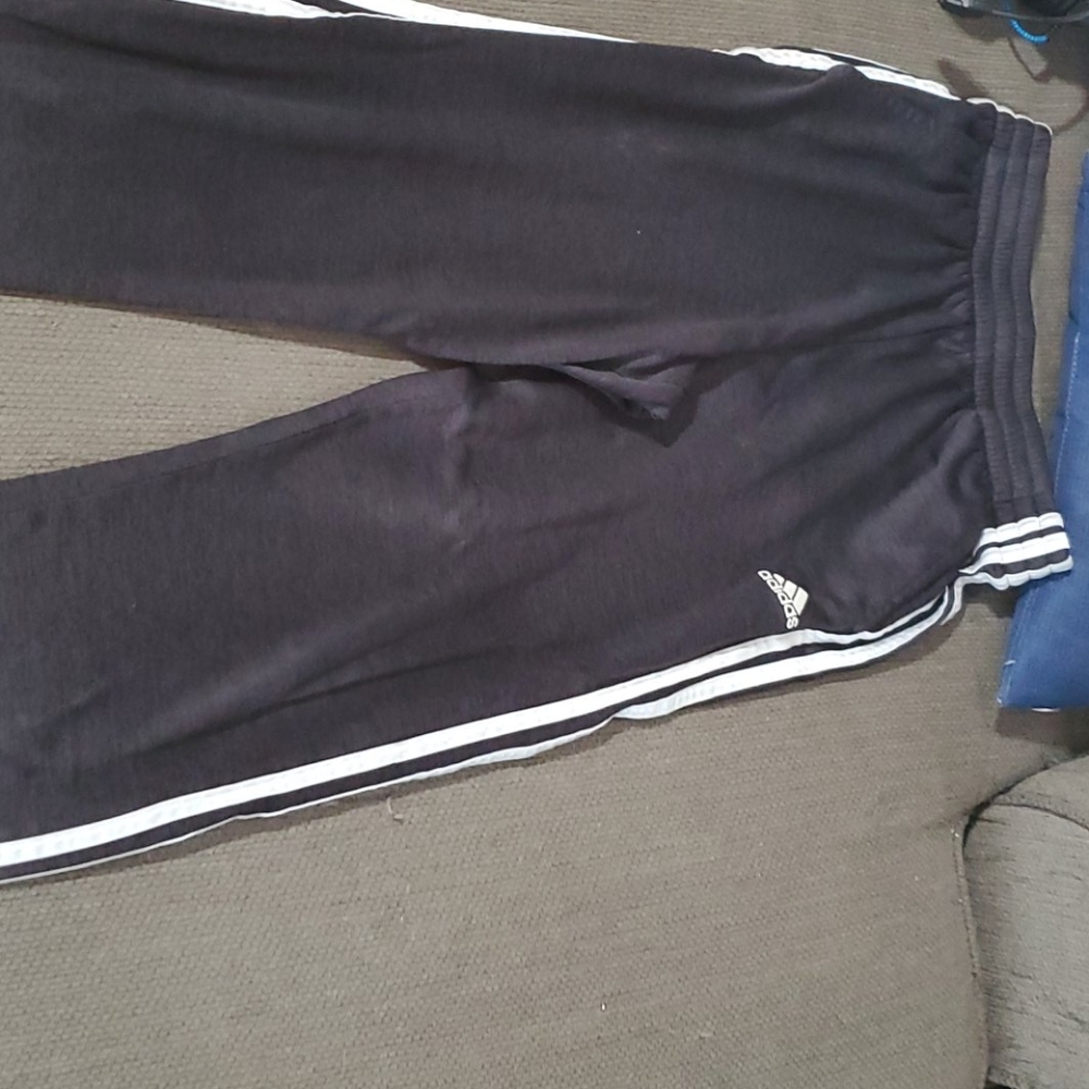 Boys black Adidas pants